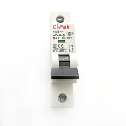 C-Pak AUB1 CP1B16 B16 16A 16 Amp MCB Circuit Breaker Type B